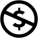 Image of symbol for "no-cost" resources